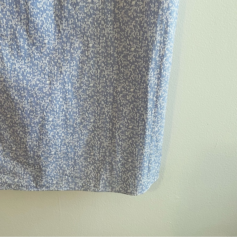 NWT GAP Twist Back Blue Speckled Dress - Picture 4 of 7